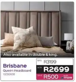 Sleepmasters Brisbane Queen Headboard offer