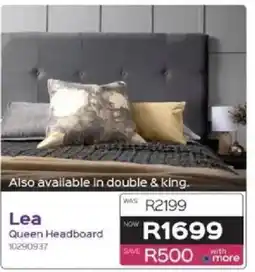 Sleepmasters Lea Queen Headboard offer