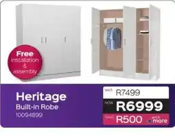 Sleepmasters Heritage Built-in Robe offer