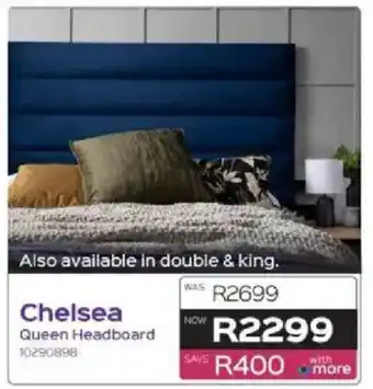 Sleepmasters Chelsea Queen Headboard offer