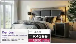Sleepmasters Kenton Queen Headboard & Pedestals offer