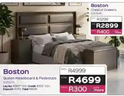 Sleepmasters Boston Chest of Drawers offer