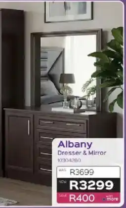 Sleepmasters Albany Dresser & Mirror offer