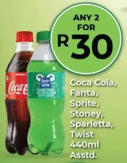 Agrimark Coca Cola, Fanta, Sprite, Stoney, Sparletta, Twist Assorted offer