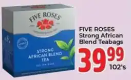Elite Power Trade Cash & Carry FIVE ROSES Strong African Blend Teabags offer