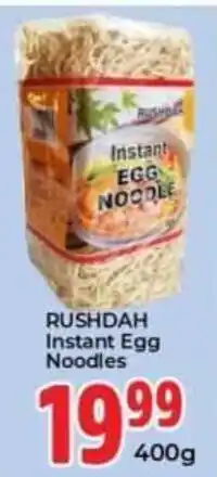 Elite Power Trade Cash & Carry RUSHDAH Instant Egg Noodles offer