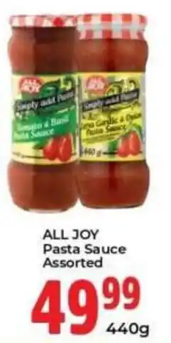 Elite Power Trade Cash & Carry ALL JOY Pasta Sauce Assorted offer