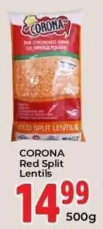 Elite Power Trade Cash & Carry CORONA Red Split Lentils offer