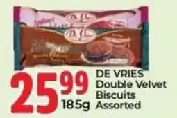 Elite Power Trade Cash & Carry DE VRIES Double Velvet Biscuits Assorted offer