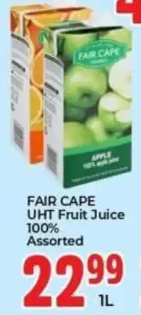 Elite Power Trade Cash & Carry FAIR CAPE UHT Fruit Juice 100% Assorted offer