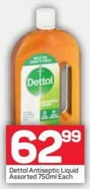 Pick n Pay Dettol Antiseptic Liquid Assorted 750ml offer