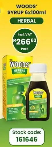 Africa Cash and Carry Woods' syrup herbal offer