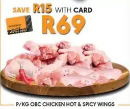 OBC Meat & Chicken OBC CHICKEN HOT & SPICY WINGS offer
