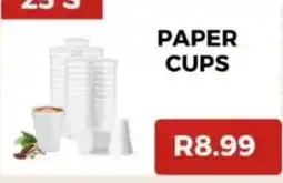 Saverite PAPER CUPS offer