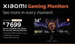 Computer Mania Xiaomi G34WQi UltraWide VA Curved Gaming Monitor offer