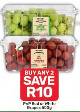 Pick n Pay Hypermarket PnP Red or White Grapes offer