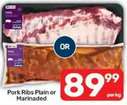 Pick n Pay Hypermarket Pork Ribs Plain or Marinated offer