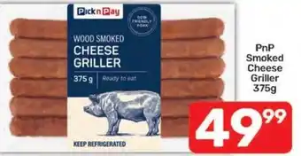 Pick n Pay Hypermarket Pick n Pay Wood Smoked Cheese Griller offer