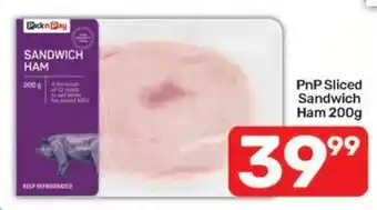 Pick n Pay Hypermarket PnP Sliced Sandwich Ham offer