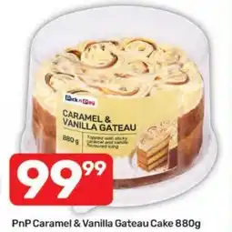 Pick n Pay Hypermarket PnP Caramel & Vanilla Gateau Cake offer