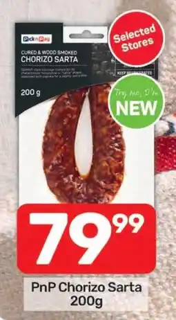 Pick n Pay Hypermarket PnP Chorizo Sarta offer