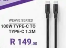 Computer Mania Volkano Weave Series 100w Type-C to Type-C offer