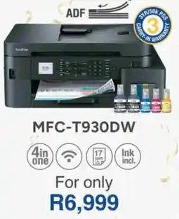Computer Mania Brother MFC-T930DW Ink Tank Printer offer