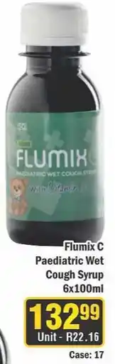 J&E Cash and Carry Flumix C Paediatric Wet Cough Syrup offer