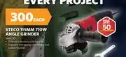 BUCO Steco 115mm 710W Angle Grinder 1444210 offer