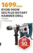 BUCO Ryobi 900W SDS Plus Rotary Hammer Drill 1339805 offer