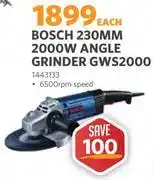 BUCO Bosch 230MM 2000W Angle Grinder GWS2000 1443133 offer