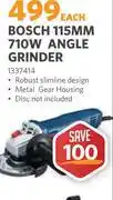BUCO Bosch 115MM 710W Angle Grinder 1337414 offer