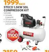 BUCO Steco 1.5KW 50Ltr Compressor Kit 1405288 offer