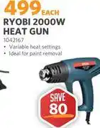 BUCO Ryobi 2000W Heat Gun 1042167 offer