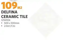 BUCO Delfina ceramic tile offer