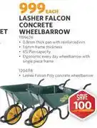 BUCO Lasher Falcon/Falcon Poly Concrete Wheelbarrow 1199676-Each offer