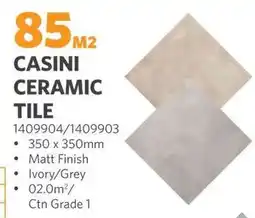BUCO Casini ceramic tile offer