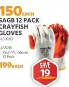 BUCO SAGB 12 Pack Crayfish Gloves 438783 offer