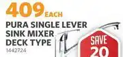 BUCO Pura Single Lever Sink Mixer (Deck Type) 1442724 offer