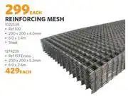 BUCO Reinforcing Mesh 200 x 200 x 4.0mm (Ref 100) 1022538 offer