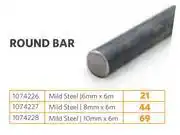 BUCO Mild Steel Round Bar 6mm x 6m 1074226 offer