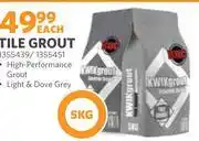 BUCO Tile Grout (Light & Dove Grey) 1355439/51-5Kg Each offer