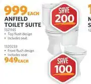 BUCO Anfield Top Flush Toilet Suite Incl Seat 1321145 offer