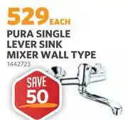 BUCO Pura Single Lever Sink Mixer (Wall Type) 1442723 offer