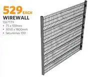 BUCO Wirewall 3050 x 1800mm (Securemax 100) 1357779 offer