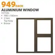 BUCO Aluminum Window (Bronze) 1180 x 1180mm offer