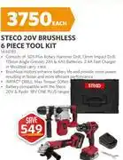 Steco 20V Brushless 6 Piece Tool Kit 1444193