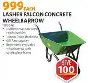BUCO Lasher Falcon Concrete Wheelbarrow 1199676 offer
