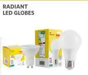 BUCO Radiant LED Globes A60 6W B22 Or E27 Day Light 1406221/1406222 offer