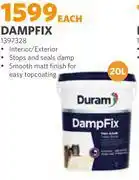 BUCO Duram 20L Dampfix 1397328 offer